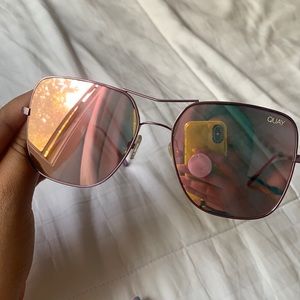Quay Pink Sunglasses